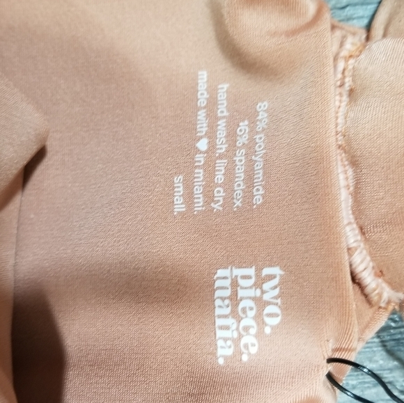 Hailey One Piece Bikini Size S in Honey by Two Piece Mafia - Picture 5 of 6